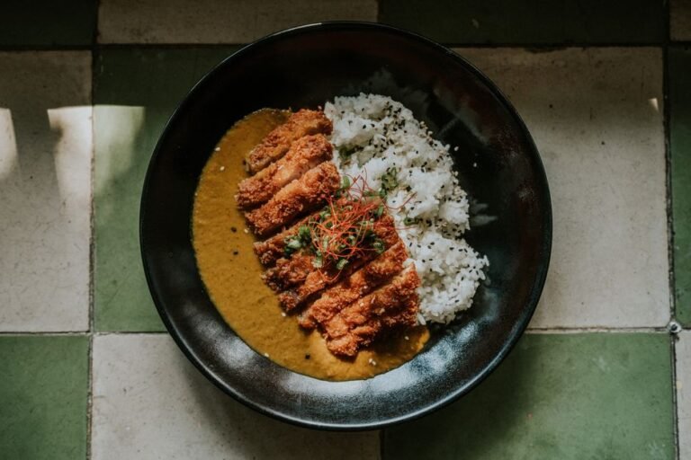 Chicken Katsu Curry with Steamed Rice