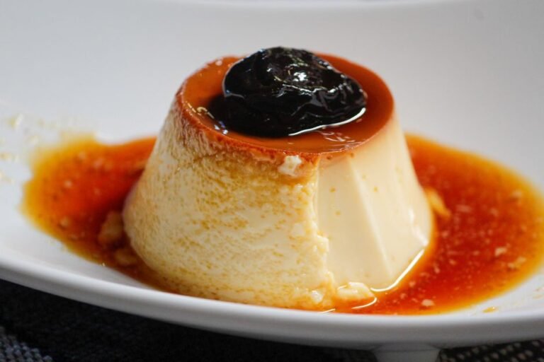 Chilean Baked Custard Pudding with Caramel