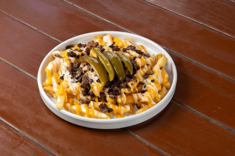 Chilean Beef and Onion Loaded Fries