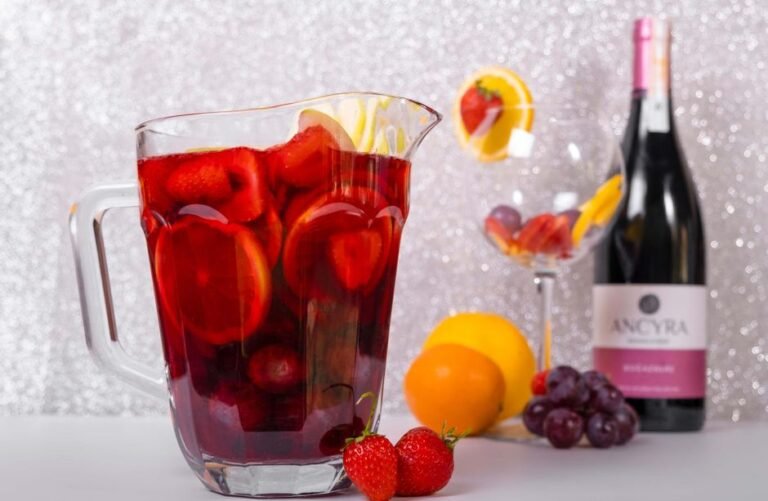 Chilean Strawberry Wine Punch