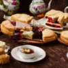 Classic British Scones with Clotted Cream and Jam