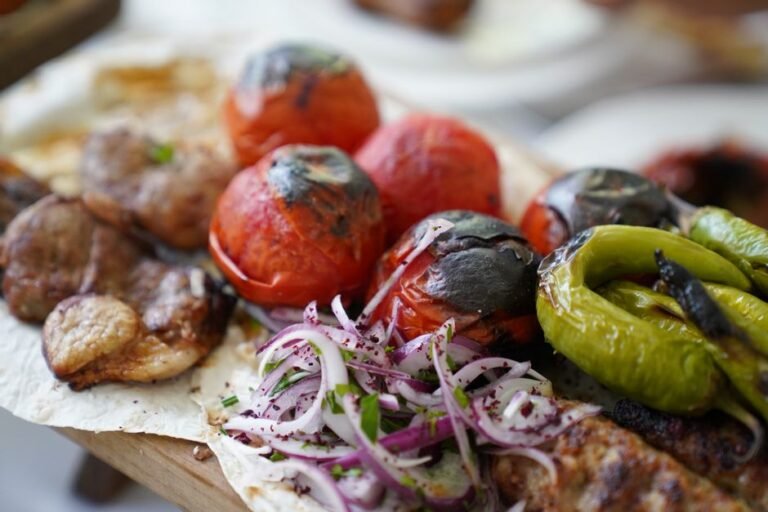 Classic Catalan Charred Vegetable Platter with Salted Anchovies