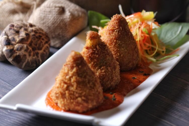 Classic Catanese-Style Stuffed Saffron Rice Cone