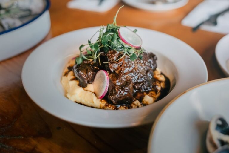 Classic Czech Beef Sirloin in Cream Sauce