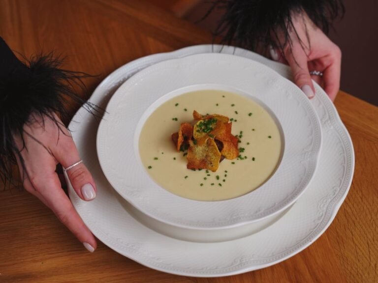 Classic French Vichyssoise Cold Leek and Potato Soup