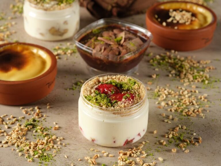 Classic Gujarati Strained Yogurt Dessert with Saffron and Cardamom