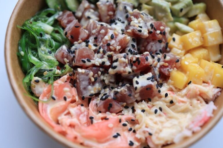Classic Hawaiian Ahi Tuna Poke Bowl