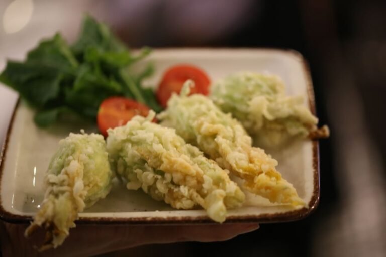 Classic Italian Fried Stuffed Zucchini Flowers