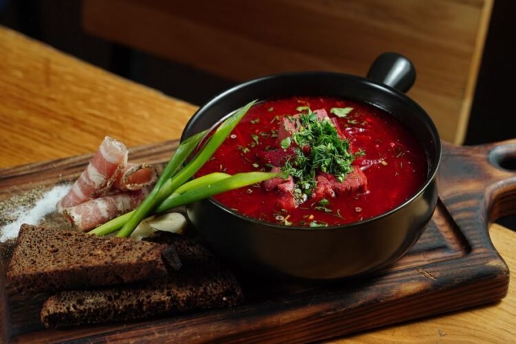 Classic Russian Sauerkraut Cabbage Soup