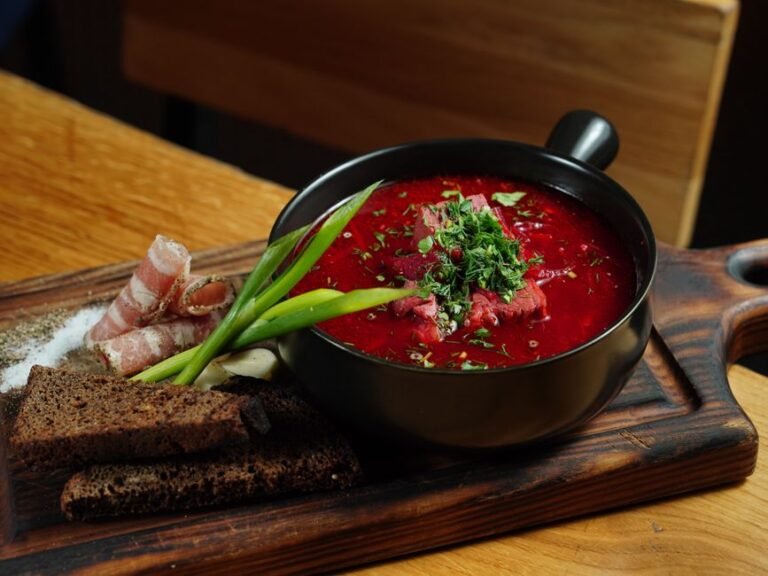 Classic Russian Sauerkraut Cabbage Soup