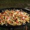 Classic Spanish Saffron Seafood Noodle Skillet