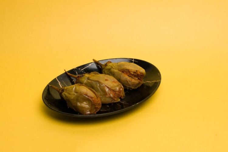 Classic Turkish Stuffed Eggplant with Sweet Onions and Tomatoes