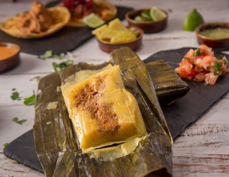 Colombian-Style Holiday Tamales with Pork and Chicken