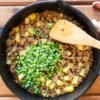 Costa Rican Chayote and Beef Hash