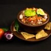 Costa Rican Layered Rice, Beans, and Crispy Pork Bowl