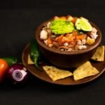 Costa Rican Layered Rice, Beans, and Crispy Pork Bowl