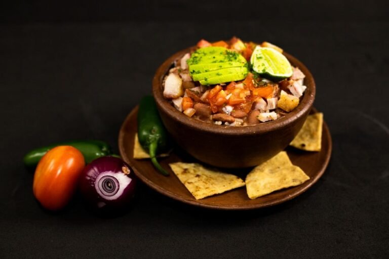 Costa Rican Layered Rice, Beans, and Crispy Pork Bowl