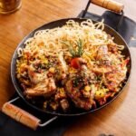 Costa Rican Tico Chicken and Rice Skillet