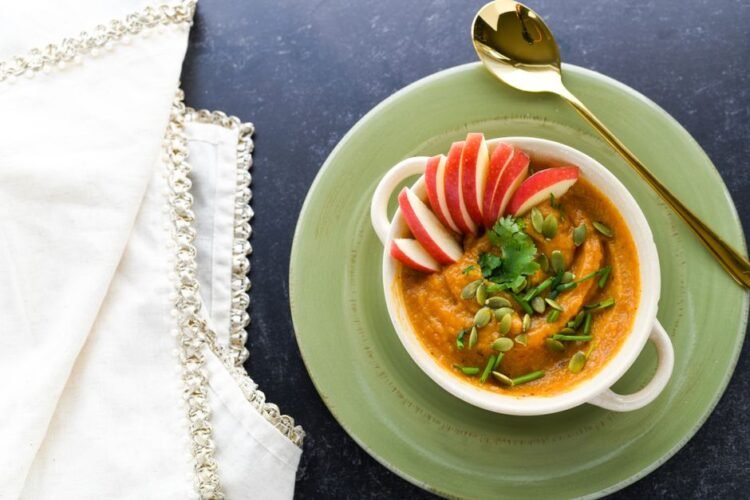 Creamy Pumpkin and Sweet Corn Porridge