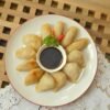 Crispy Bandung-Style Fried Fish Dumplings with Spicy Peanut Sauce