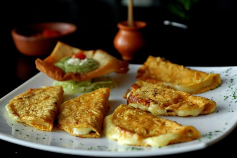 Crispy Birria and Cheese Tortillas with Chile Consomé