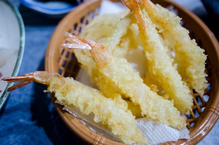 Crispy Saltwater Eel Tempura with Dashi Dipping Sauce