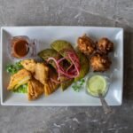 Crispy South Indian Lentil Fritters with Coconut Chutney