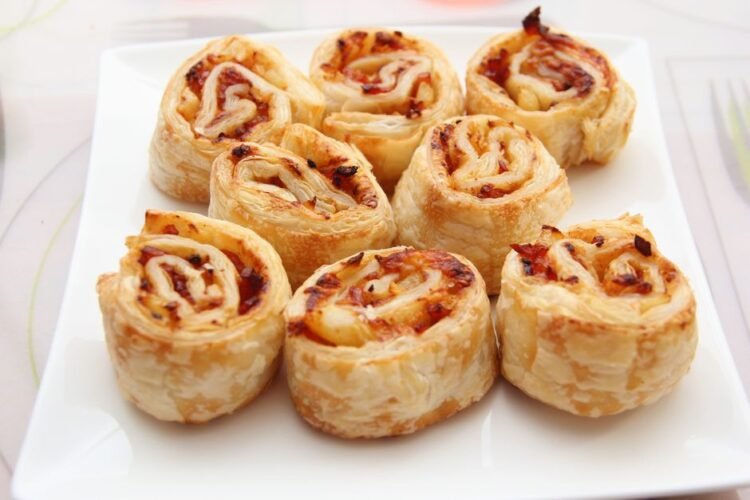 Croatian Baked Cheese-Filled Pastry Rolls