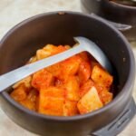 Cubed Korean Radish Kimchi