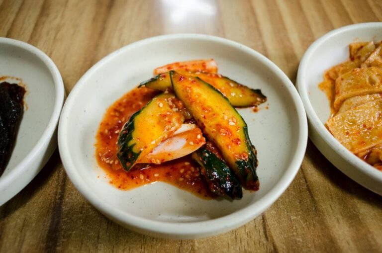 Cucumber Stuffed Kimchi
