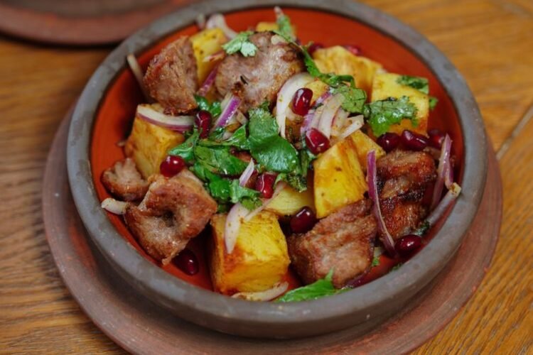Cyprus Slow-Baked Lamb with Potatoes and Tomatoes