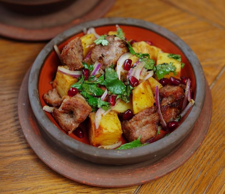 Cyprus Slow-Baked Lamb with Potatoes and Tomatoes