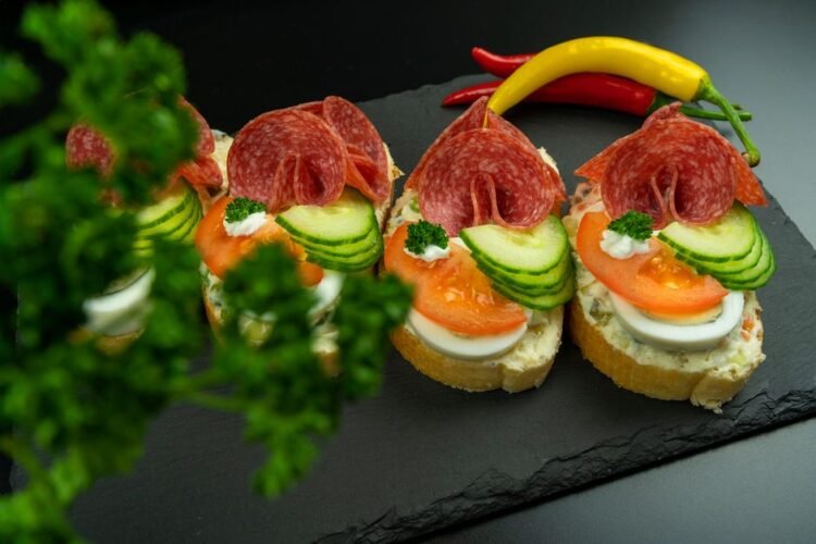 Czech Open-Faced Sandwiches with Classic Spreads