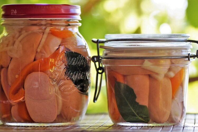 Czech Pickled Sausage in Spicy Vinegar Marinade