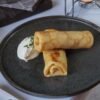 Czech-Style Crepes with Sweet Quark and Plum Jam