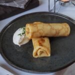 Czech-Style Crepes with Sweet Quark and Plum Jam