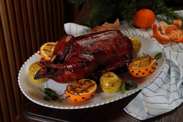 Czech-Style Roasted Duck with Braised Sauerkraut