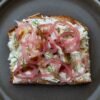 Danish Open-Faced Sandwich with Pickled Herring and Egg