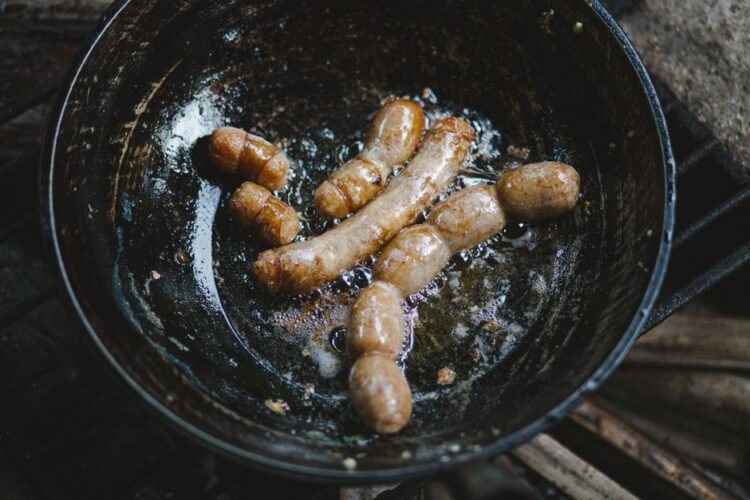 Danish Pan-Fried Pork Sausage