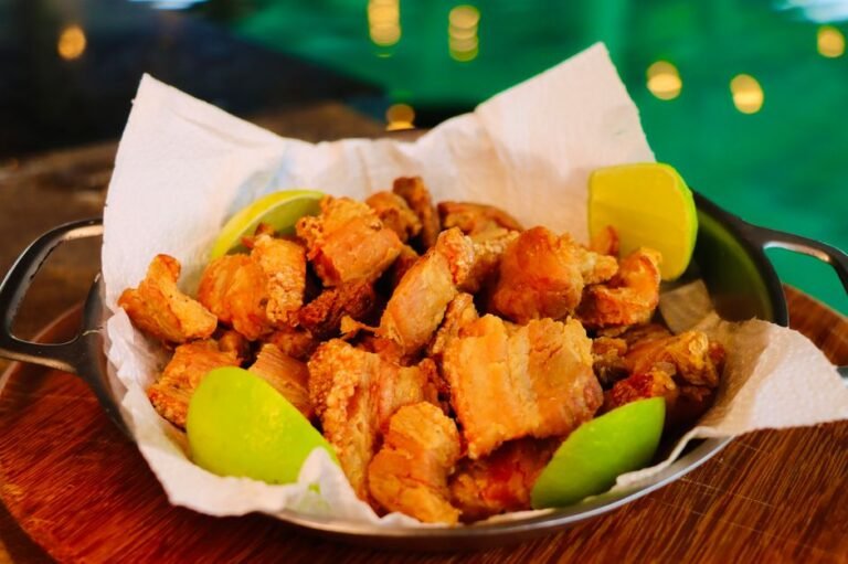 Dominican-Style Crispy Fried Pork Belly Chicharrón