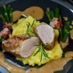 Dominican-Style Garlic Plantain Mash with Crispy Pork