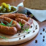 Dutch Smoked Sausage with Braised Red Cabbage and Apples