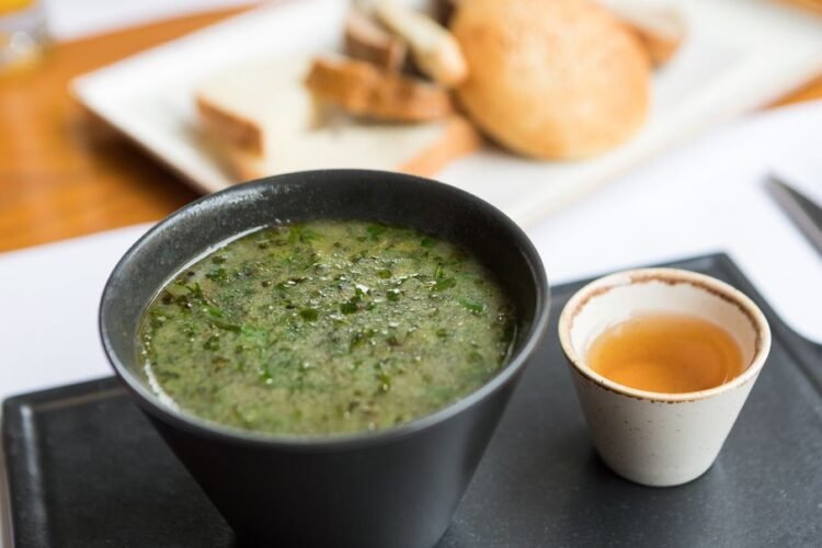 Dutch Split Pea Soup with Smoked Sausage