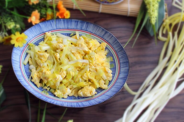 Ecuadorian Green Plantain and Cheese Scramble