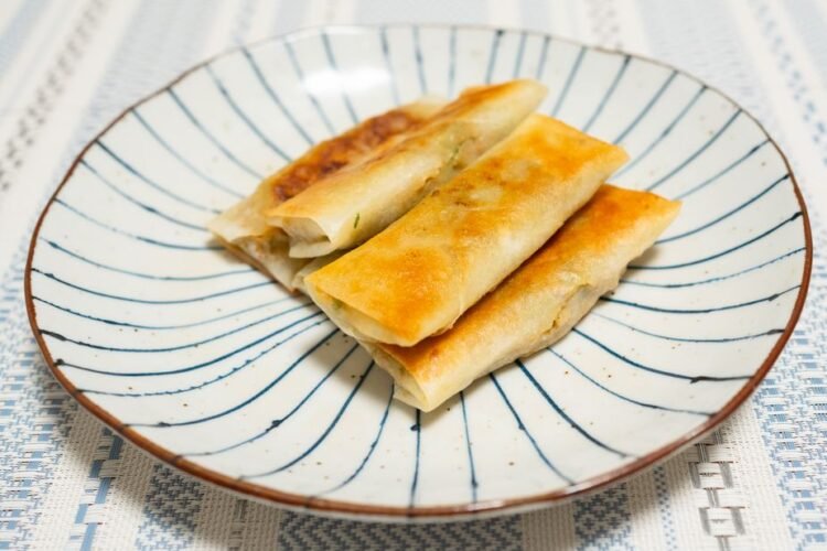 Filipino Crispy Spring Rolls with Pork and Vegetable Filling