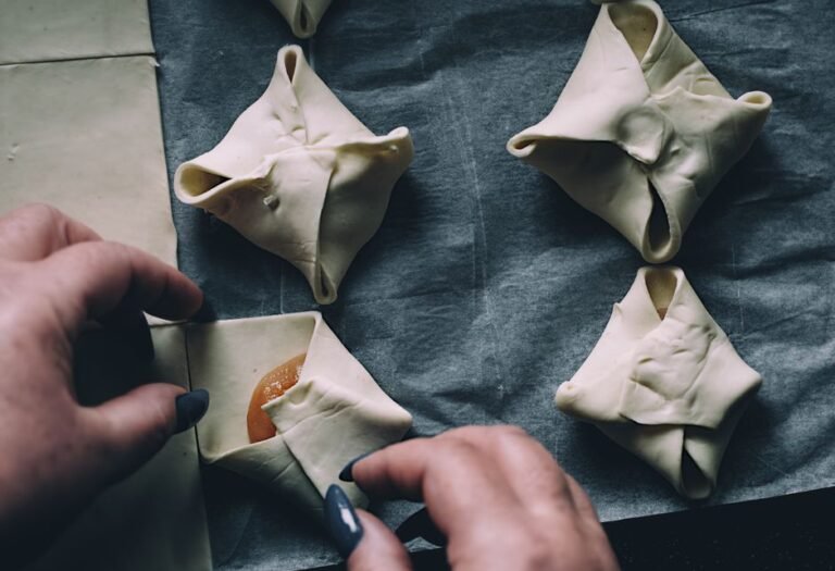Finnish Christmas Star Pastries with Plum Jam