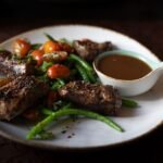Florentine Steak with White Beans