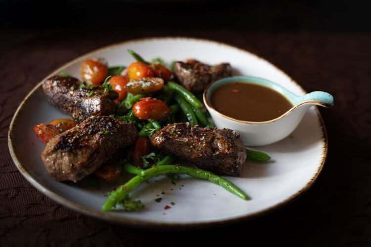 Florentine Steak with White Beans