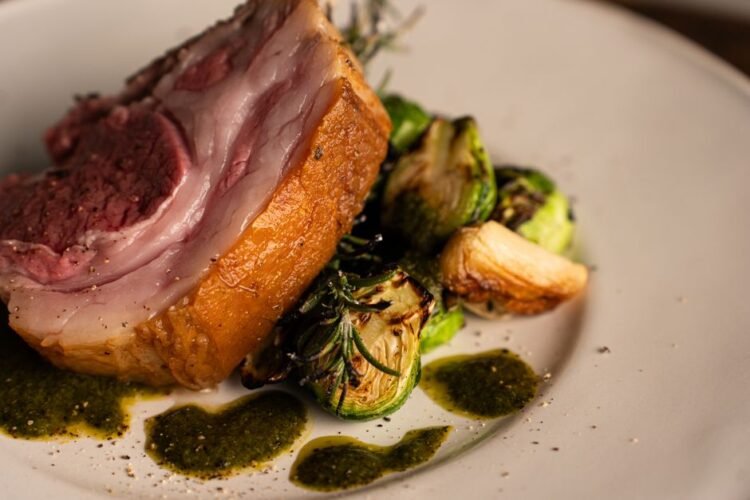 French-Style Roasted Leg of Lamb with Garlic and Herbs