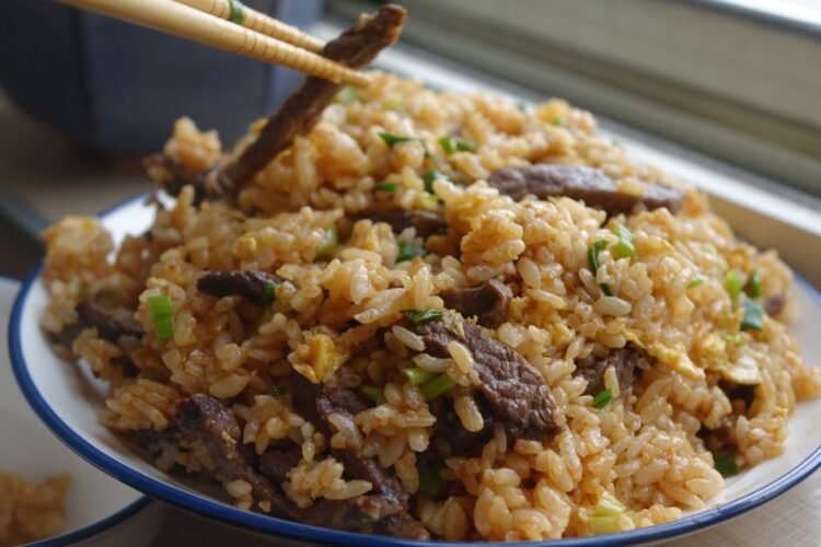 Fried Rice with Chinese Sausage